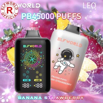 Banaan aardbei Original Elfworld PB45000 45K E-sigaret Wegwerp Vapes Bar