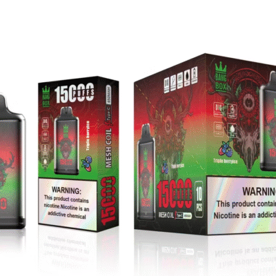 Tutustu Bang Box 15000 Puffs -tuotteeseen, jossa on 25 ml nestettä, 15000 vetoa ja Crystal-tyyli. Nyt kaikki maut saatavilla vapeu.de – asiantuntijasi Bang Vapes -tuotteissa.