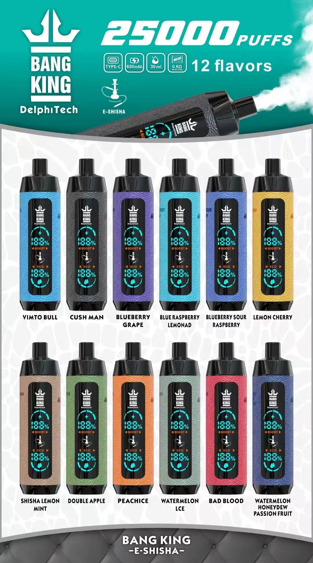 Bang King Shisha 25K banner Bang King Shisha 25K banner