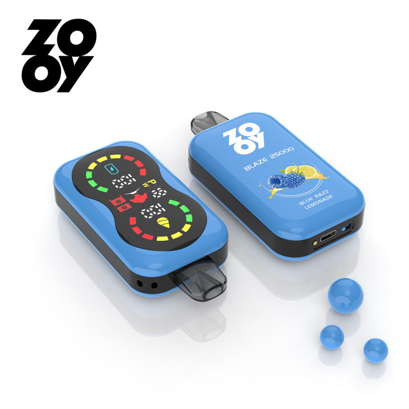 Blue Razz Lemonade Zooy blaze 25000 25k puff engangs vape Blue Razz Lemonade Zooy blaze 25000 25k puff engangs vape