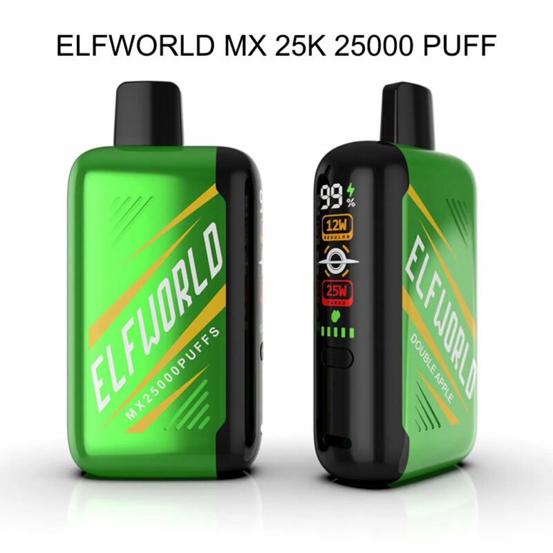 Double Apple Elfworld Mx25000 Puffs lav pris hurtig forsendelse Double Apple Elfworld Mx25000 Puffs lav pris hurtig forsendelse