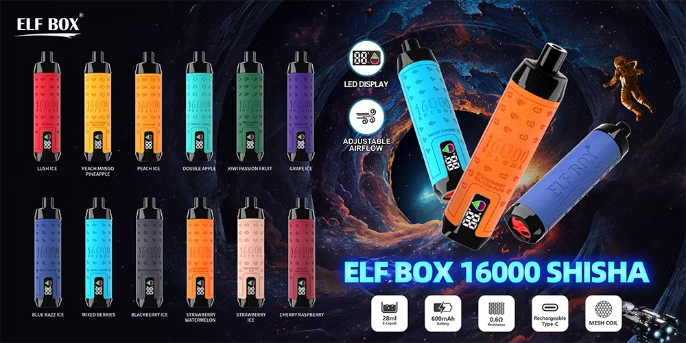 Bannière ELF BOX SHISHA 16k