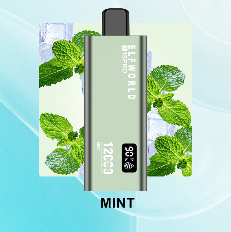 MINT Elfworld i15 PRO 12000 PUFF MINT Elfworld i15 PRO 12000 PUFF