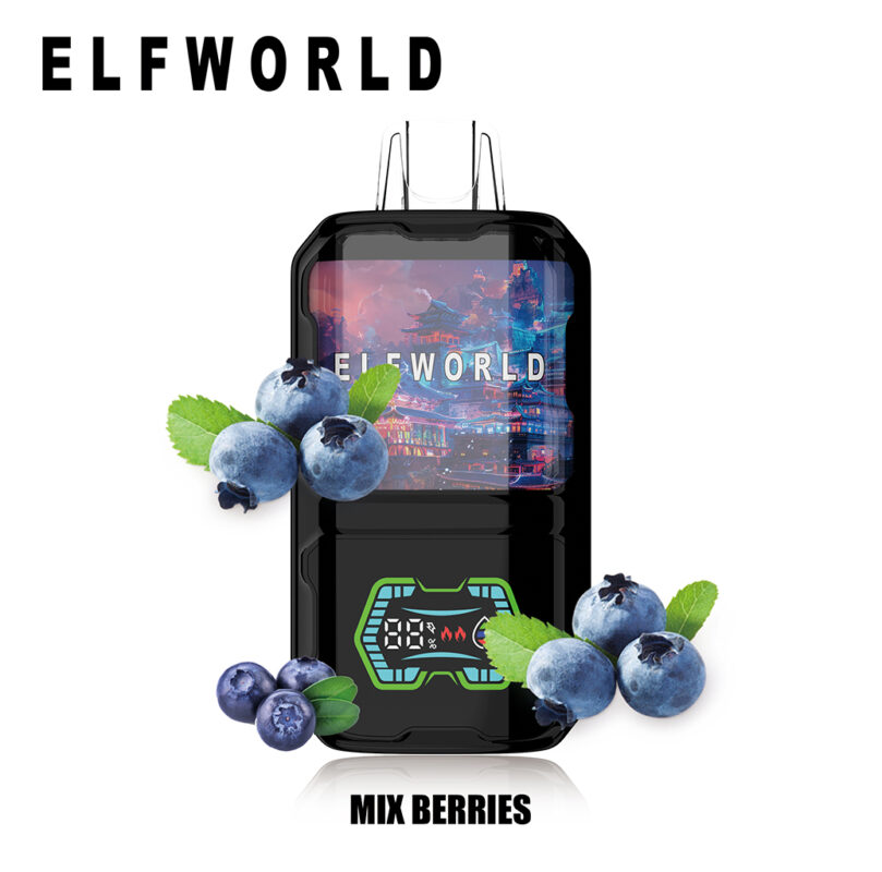 Mistura de Frutas Vermelhas Elfworld AI 22000puffs