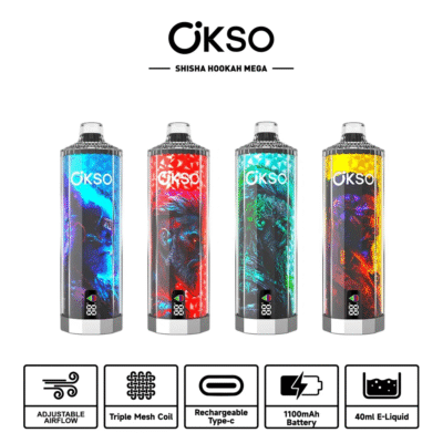 OKSO shisha vízipipa mega 50k 3