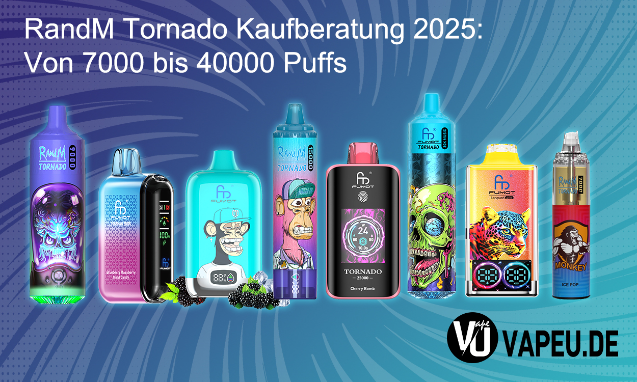 elfbar elfa master akku RandM Tornado Kaufberatung 2025: Von 7000 bis 40000 Puffs – Welcher Tornado  ist Ihrer?