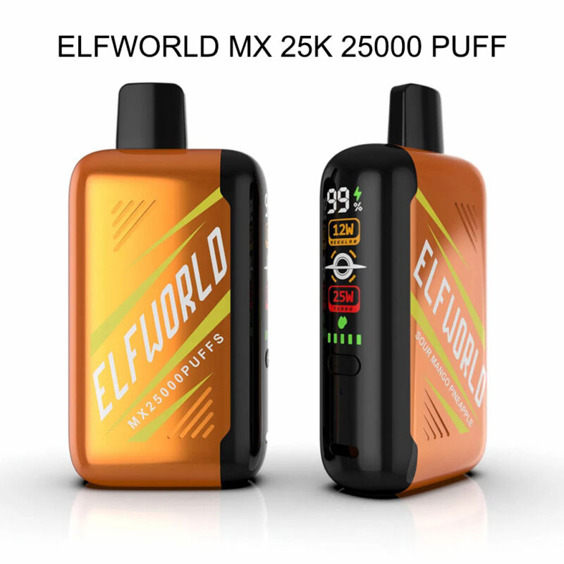 Sour Mango Pineapple Elfworld Mx25000 Puffs Factory Original Engangs Vapes Sour Mango Pineapple Elfworld Mx25000 Puffs Factory Original Engangs Vapes