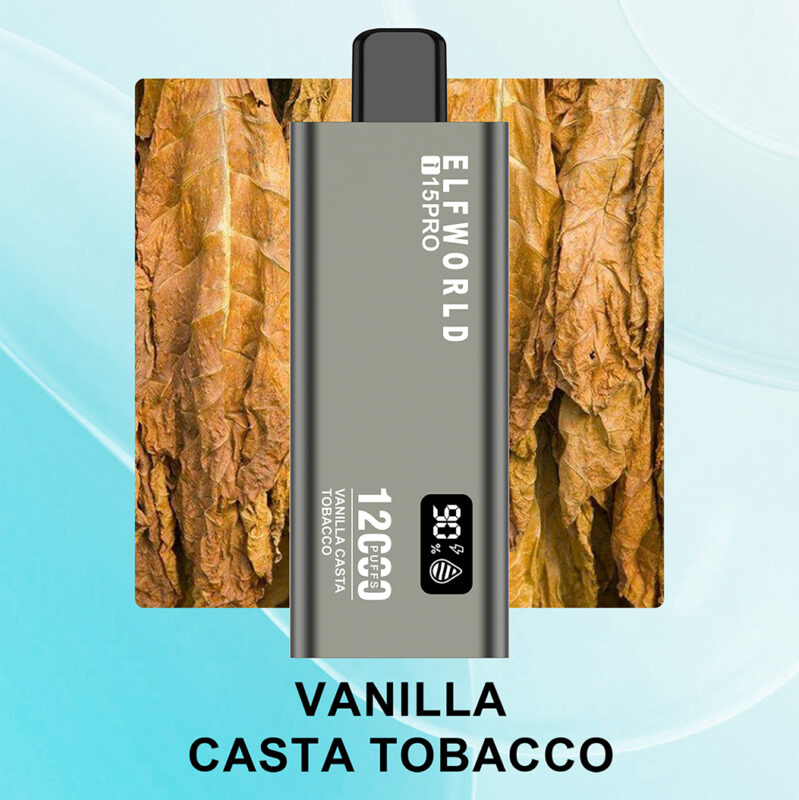 VANILLA CASTA TABACO Elfworld i15 PRO 12000 PUFF VANILLA CASTA TABACO Elfworld i15 PRO 12000 PUFF