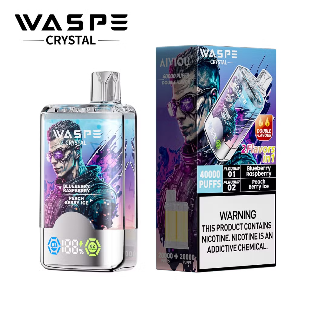 WASPE Crystal 40000 Puffs: The dual flavour 40k puffs vape