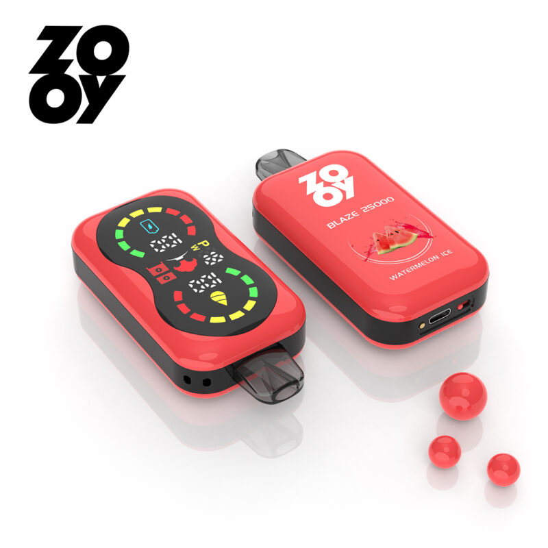 Vandmelon is Zooy blaze 25000 25k puff engangs vape Vandmelon is Zooy blaze 25000 25k puff engangs vape