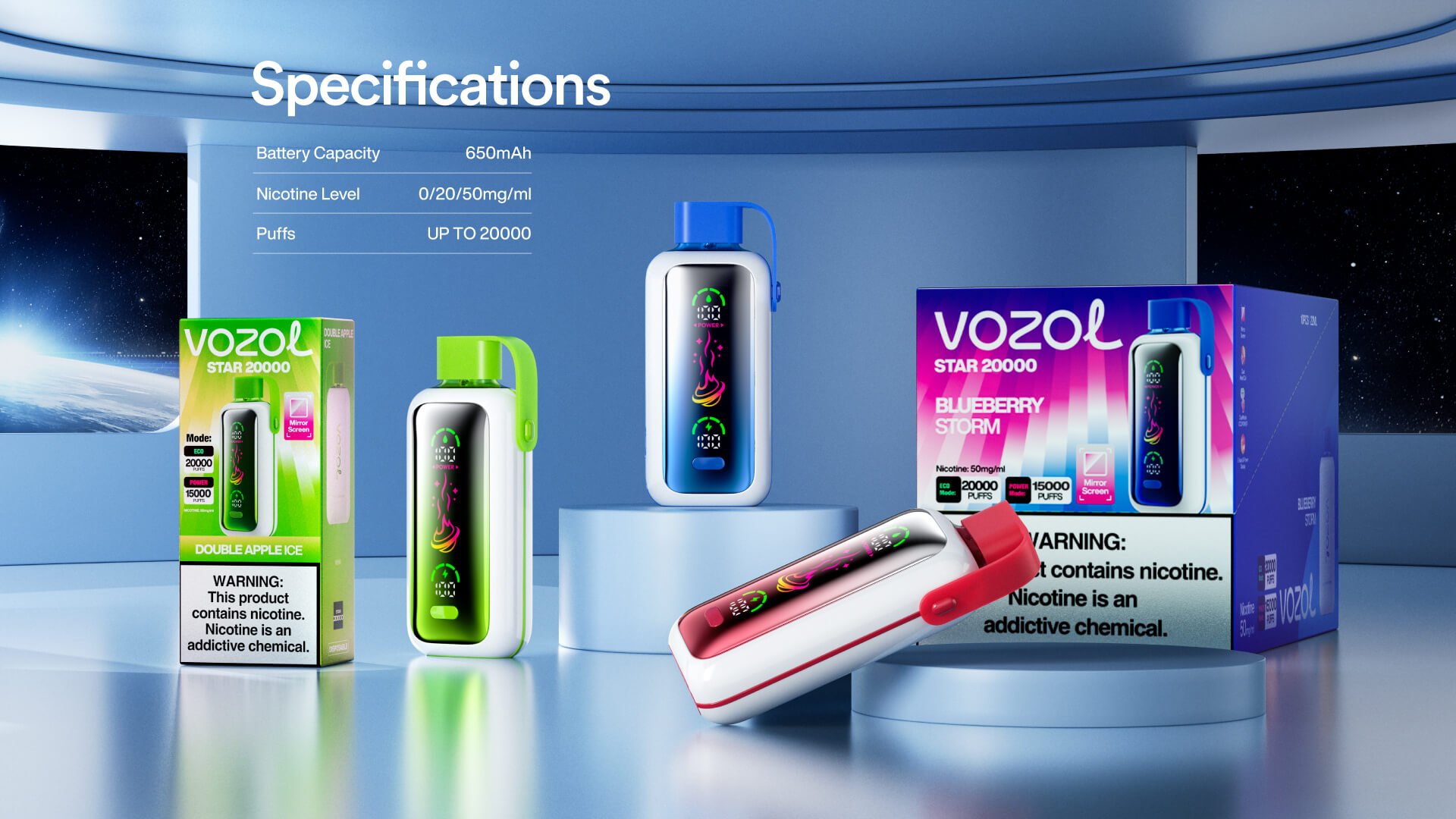 Vozol Star 20000 Puffs | Intelligente Einweg-Vape mit 20k Zgen Vozol Star 20000 Puffs | Intelligente Einweg-Vape mit 20k Zgen