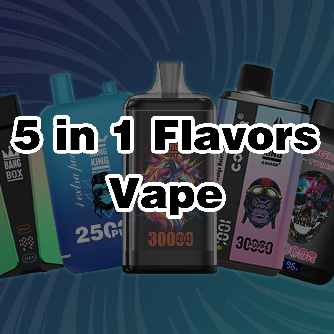 5 in 1 Flavours Vape
