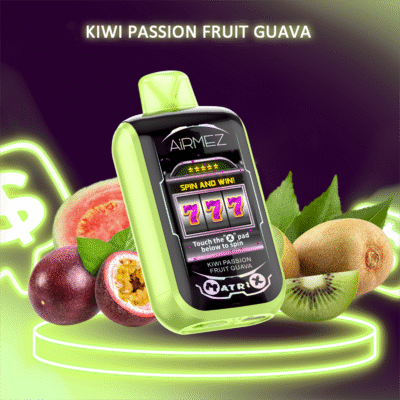 Airmez Matrix 30000 puff 30k Vape KIWI, FRUTA DA PAIXÃO E GUAJAVA