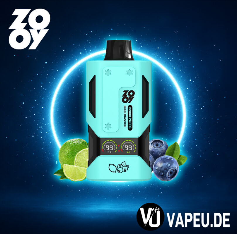 Blue Razz Gelo ZOOY vapor 22000 Puffs 22K Blue Razz Gelo ZOOY vapor 22000 Puffs 22K