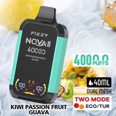 Kiwi Passion Fruit Guava FIZZY NOVA PLUS 40K 40000 puffia