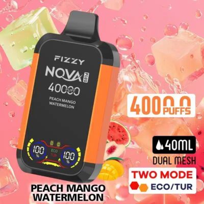 Persikka Mango Vesimeloni FIZZY NOVA PLUS 40K 40000 puffia