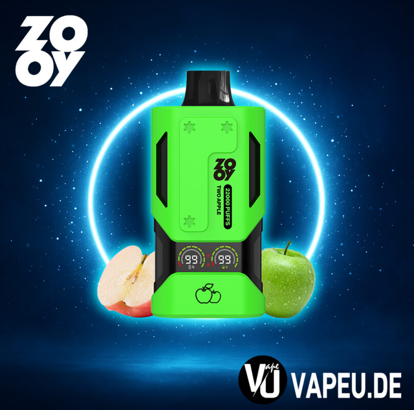 Dois maçã ZOOY vapor 22000 Puffs 22K Dois maçã ZOOY vapor 22000 Puffs 22K