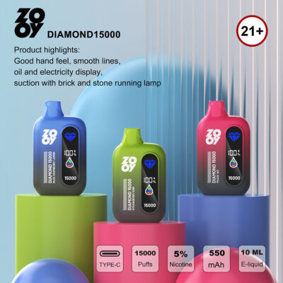 ZOOY DIAMOND 15000 slukk TERMÉK KIEMELÉSEK