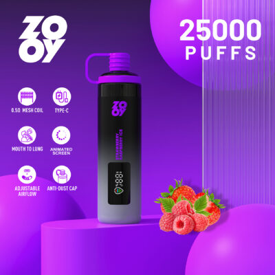 ZOOY SHISHA 25000 Fragola e lampone ghiacciati
