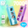 ZOOY Trojitý 70000 Puffs
