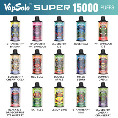 Seznam příchutí Vapsolo Super 15000