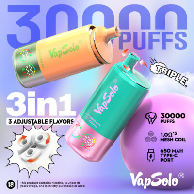 vapsoloトリプル30kパフ