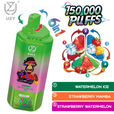 UZY 6 IN 1 150000 Puffs Flavors 1