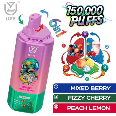 UZY 6 IN 1 150000 Puffs Flavors 10
