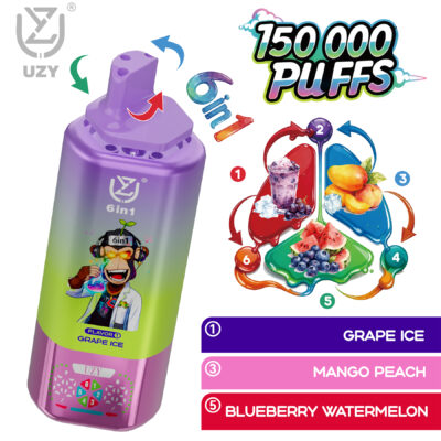UZY 6 IN 1 150000 Puffs Flavors 4