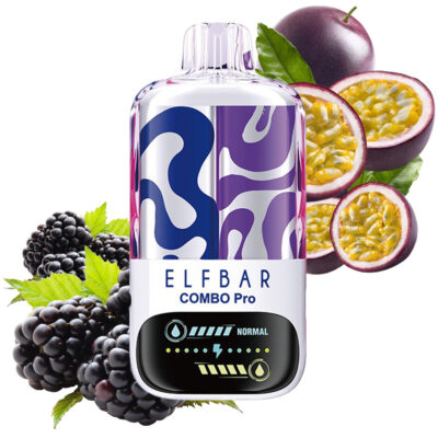 elf bar combo pro 30000 puff vapes descartáveis amora maracujá