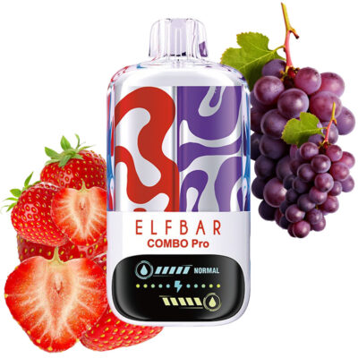 elf bar combo pro 30000 morango uva 50mg nicotina cigarro eletrônico descartável vape
