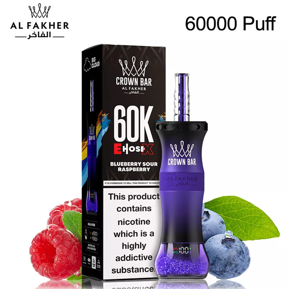 Al Fakher E Hose X Shisha Hookah 60000 Puffs Flavors 1