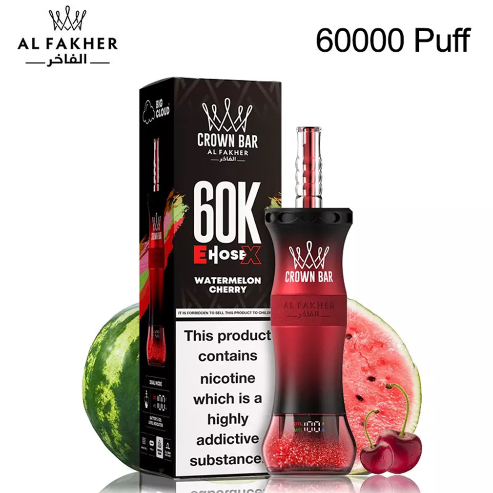 Al Fakher E Hose X Shisha Hookah 60000 Puffs Flavors 3