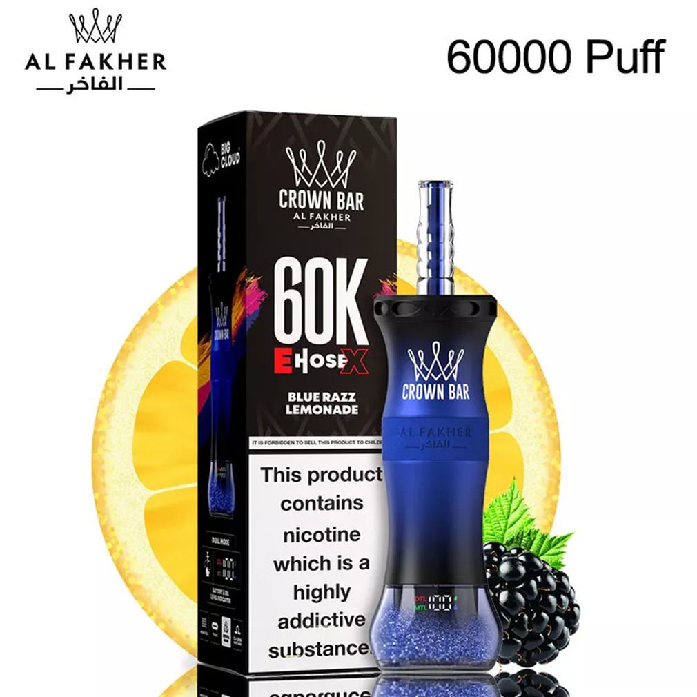 Al Fakher E Hose X Shisha Hookah 60000 Puffs Flavors 5