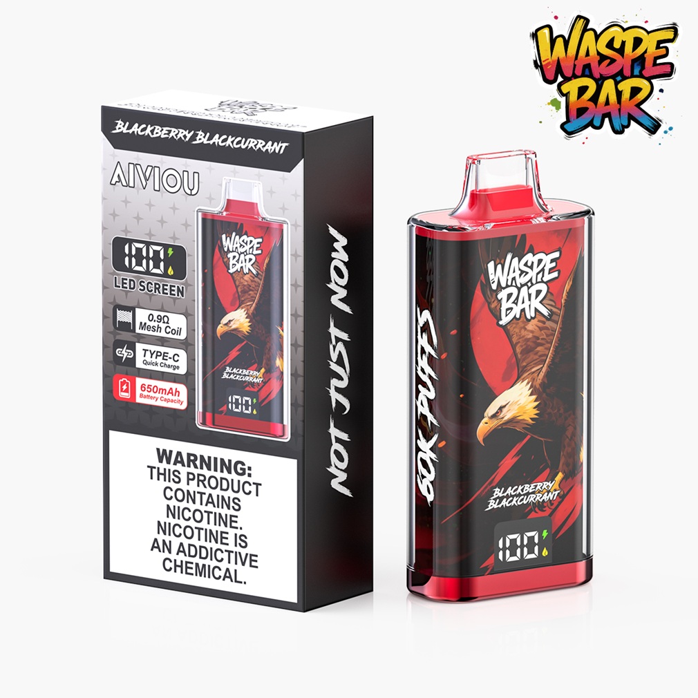 Blackberry Blackcurrant WASPE Bar 60K Puffs