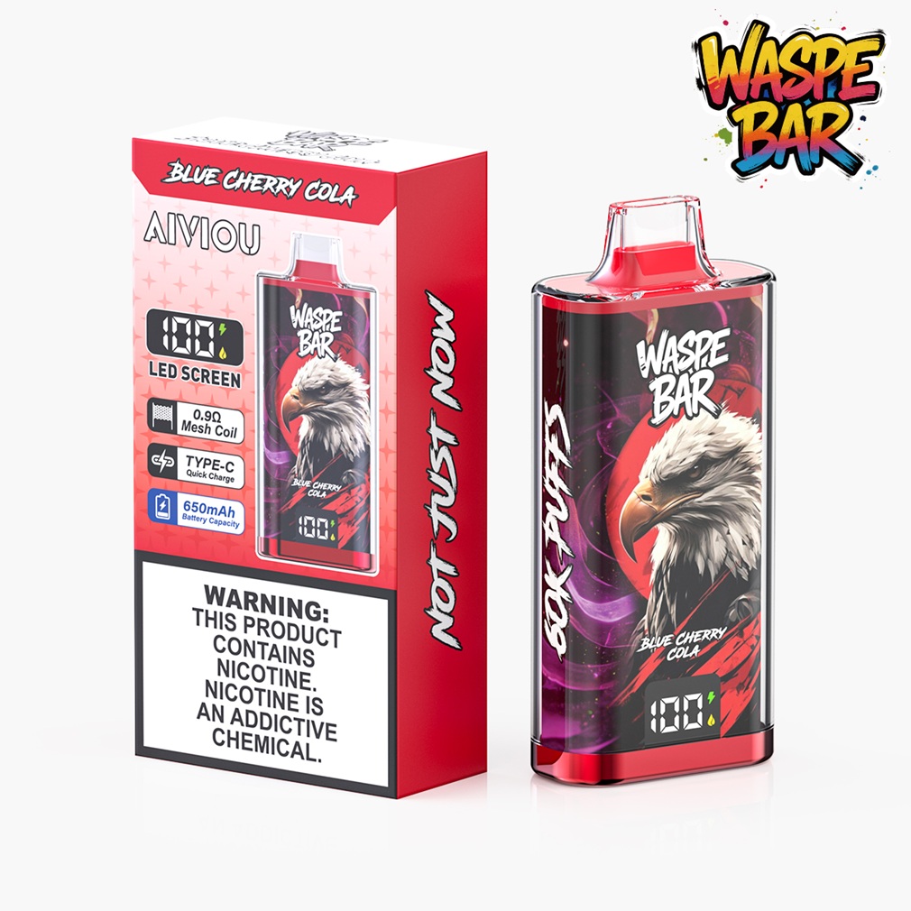 Blue Cherry Cola WASPE Bar 60K Puffs