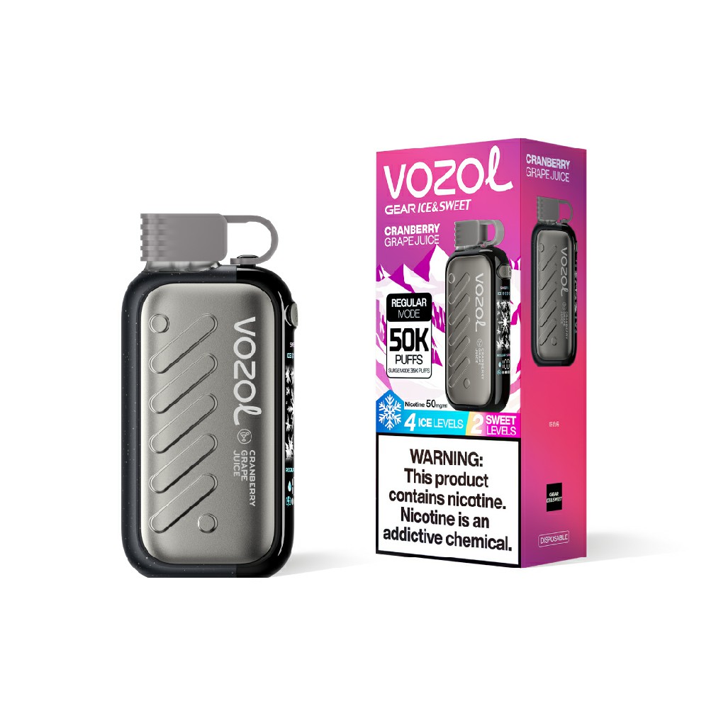 Cranberry Grape Juice Vozol Gear Ice& Sweet 50k
