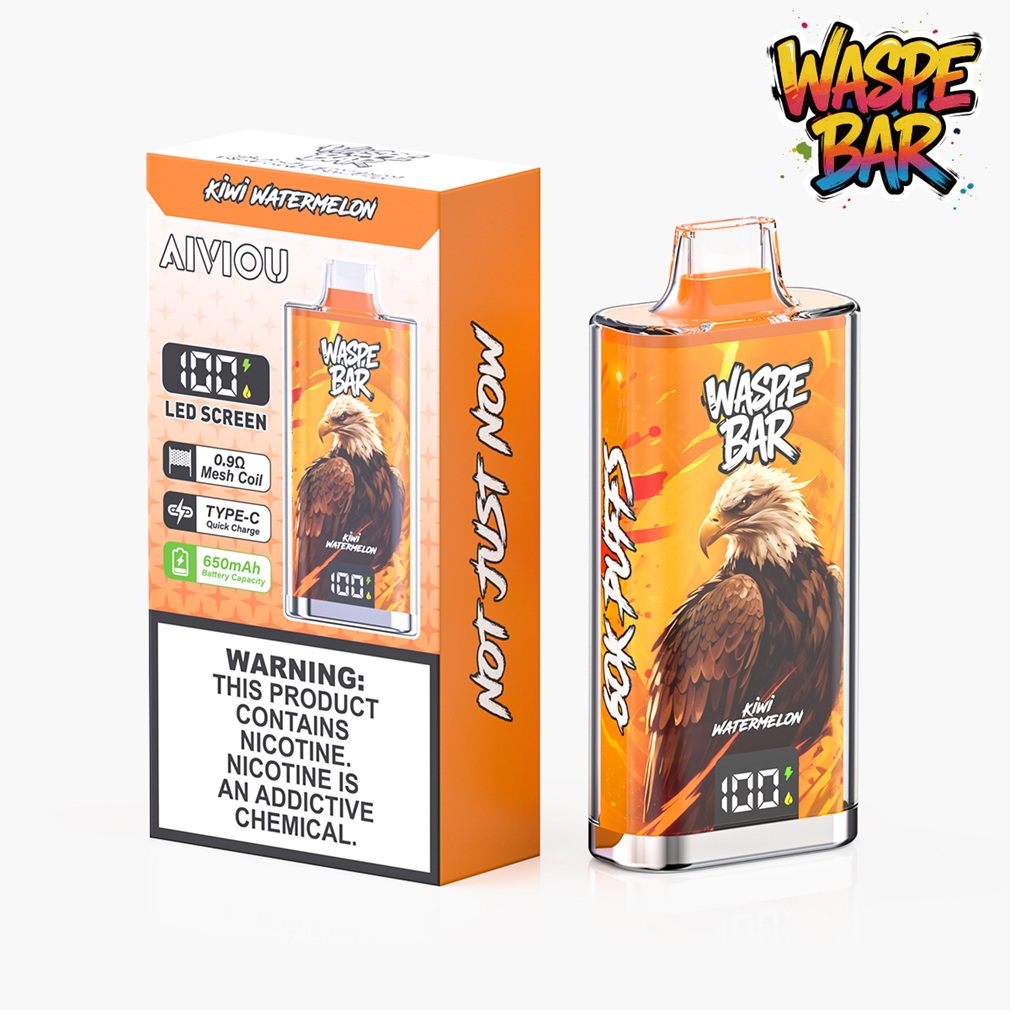 Kiwi Watermelon WASPE Bar 60K Puffs