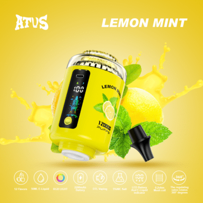 LEMON MINT ATVS E HOOKAH 120K Puffs