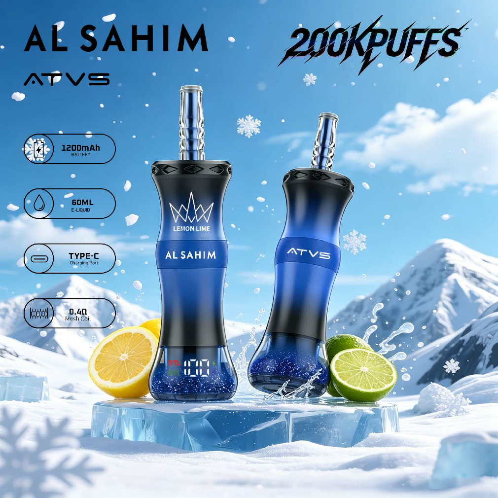 Lemon Mint ATVS AL SAHIM 200K Puffs