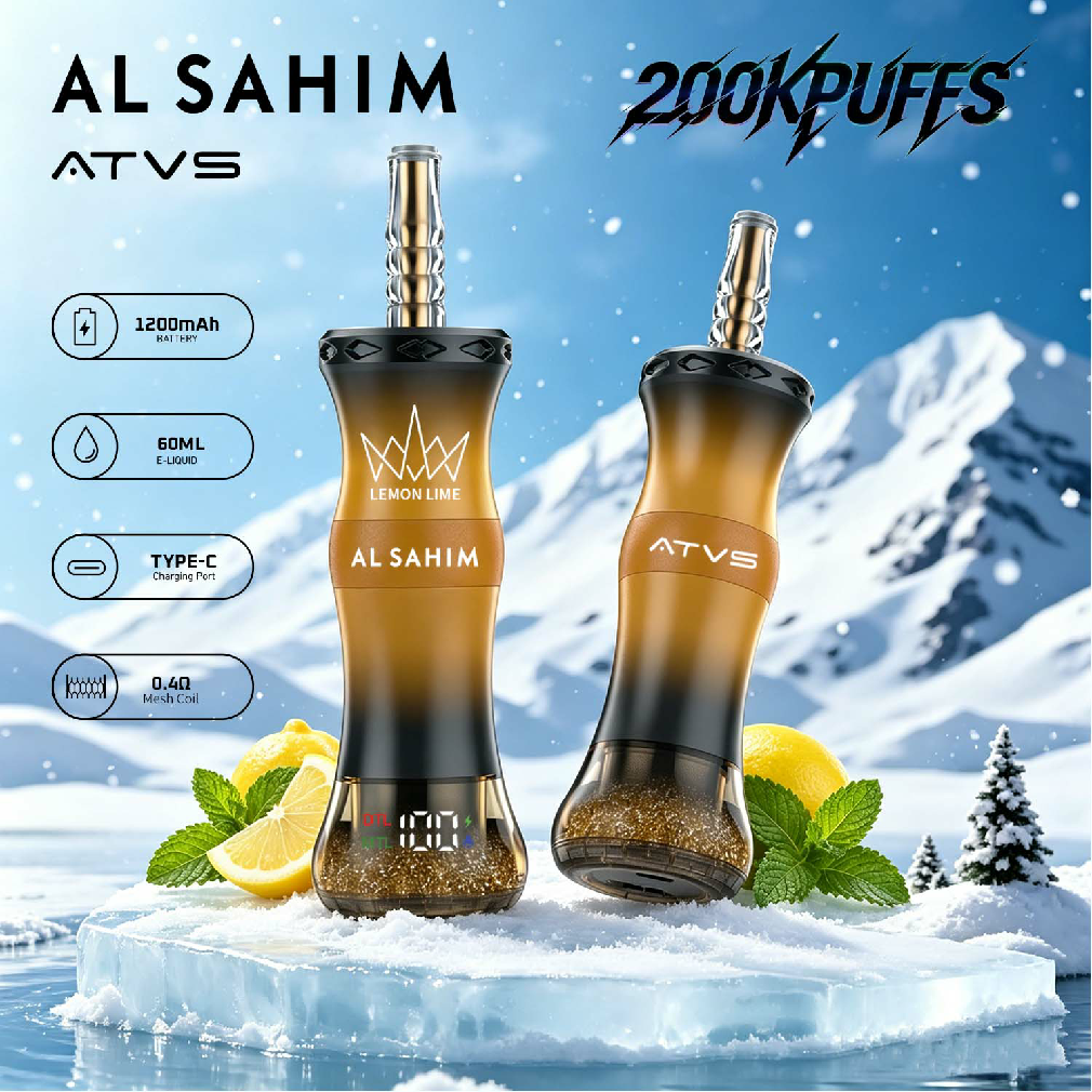 Lemon lime ATVS AL SAHIM 200K Puffs