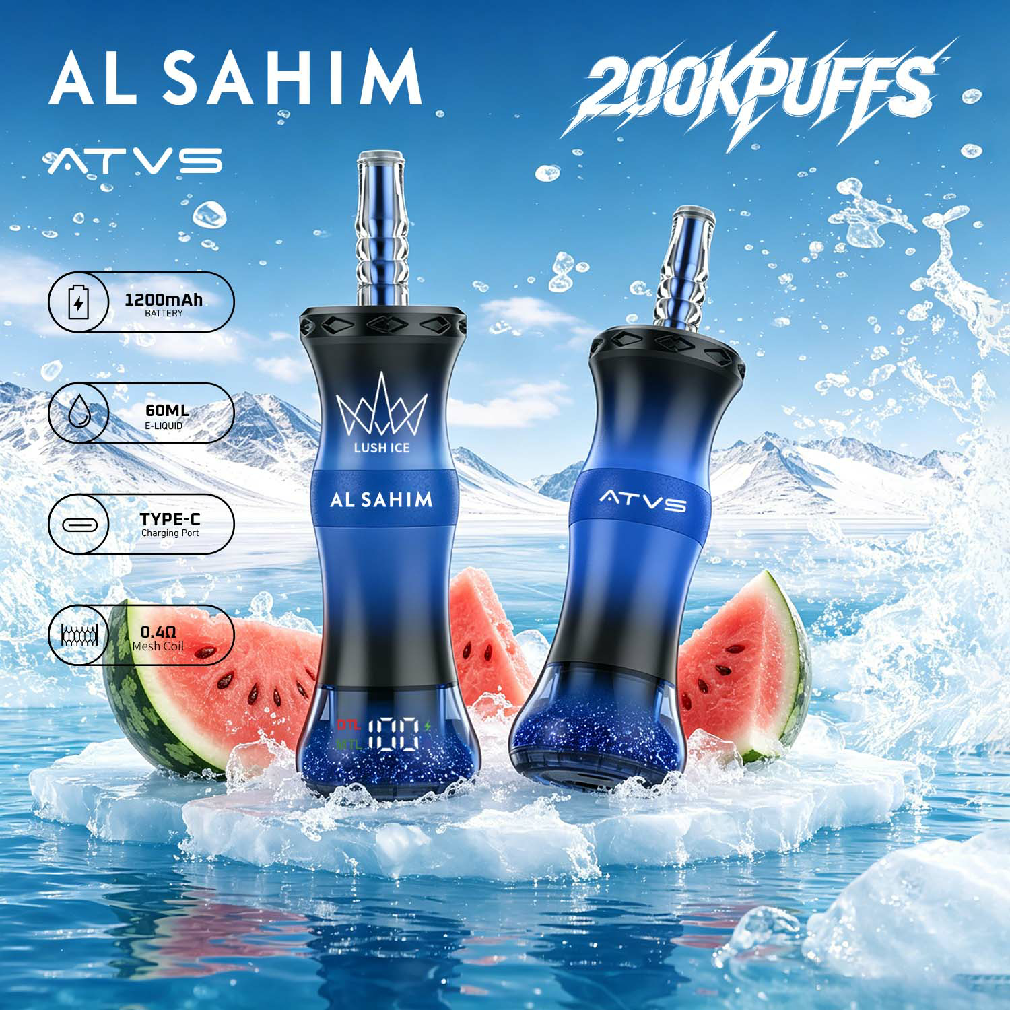 Lush ice ATVS AL SAHIM 200K Puffs