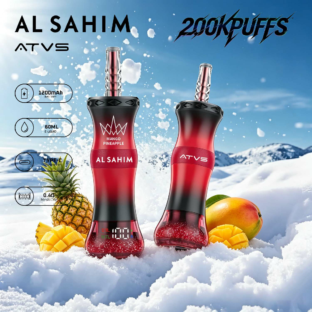 Mango Pineapple ATVS AL SAHIM 200K Puffs
