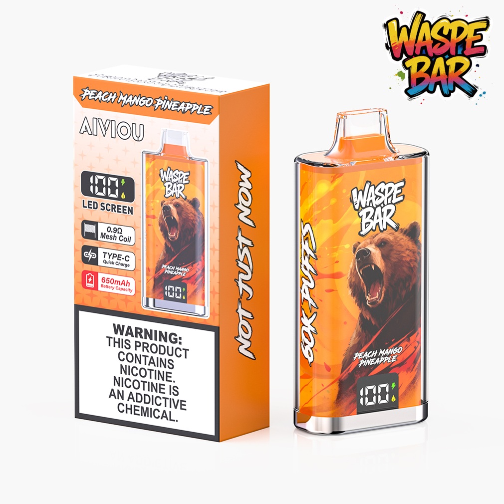 Peach Mango Pineapple WASPE Bar 60K Puffs
