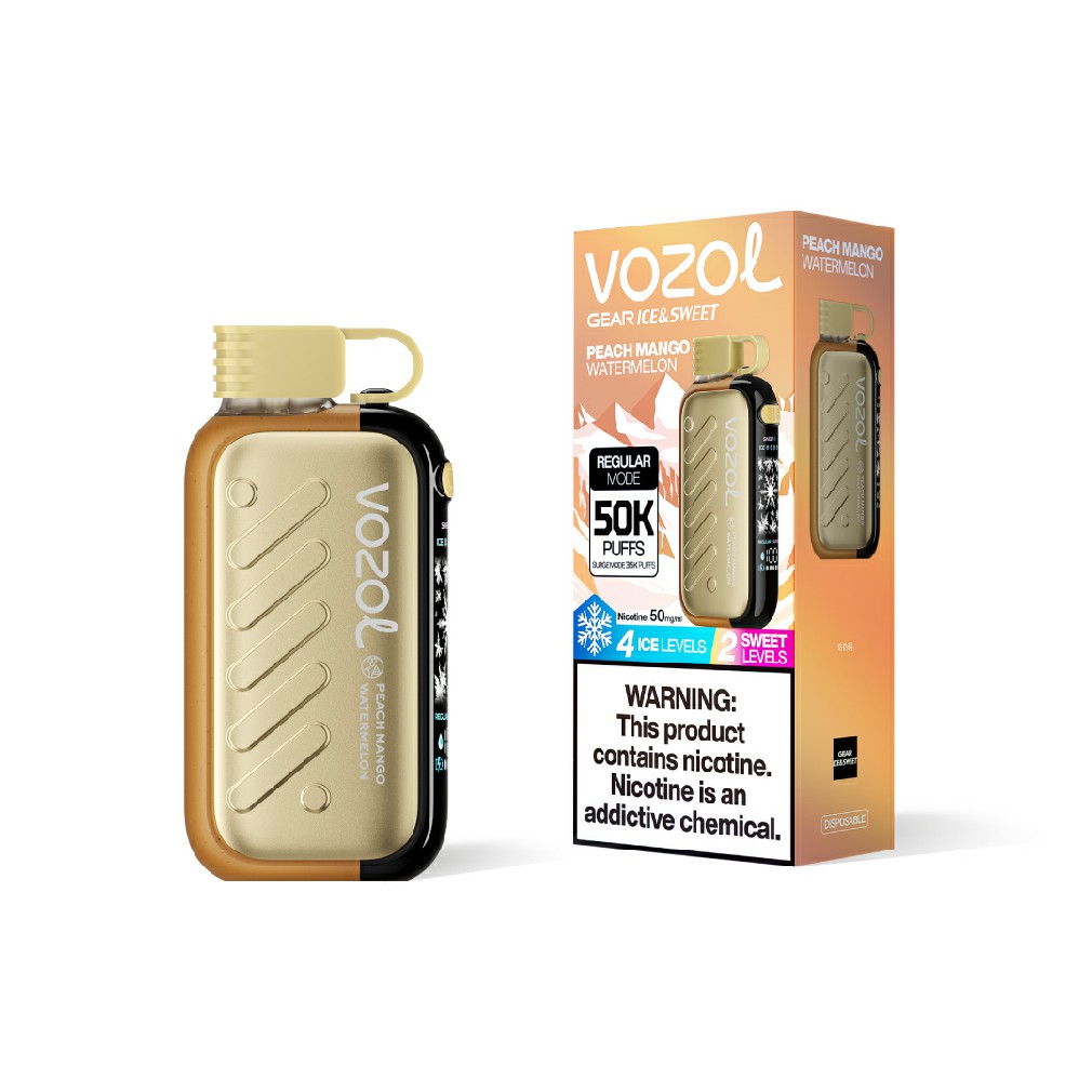 Peach Mango Watermelon Vozol Gear Ice& Sweet 50k
