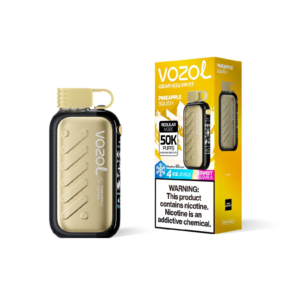 Pineapple Squish Vozol Gear Ice& Sweet 50k