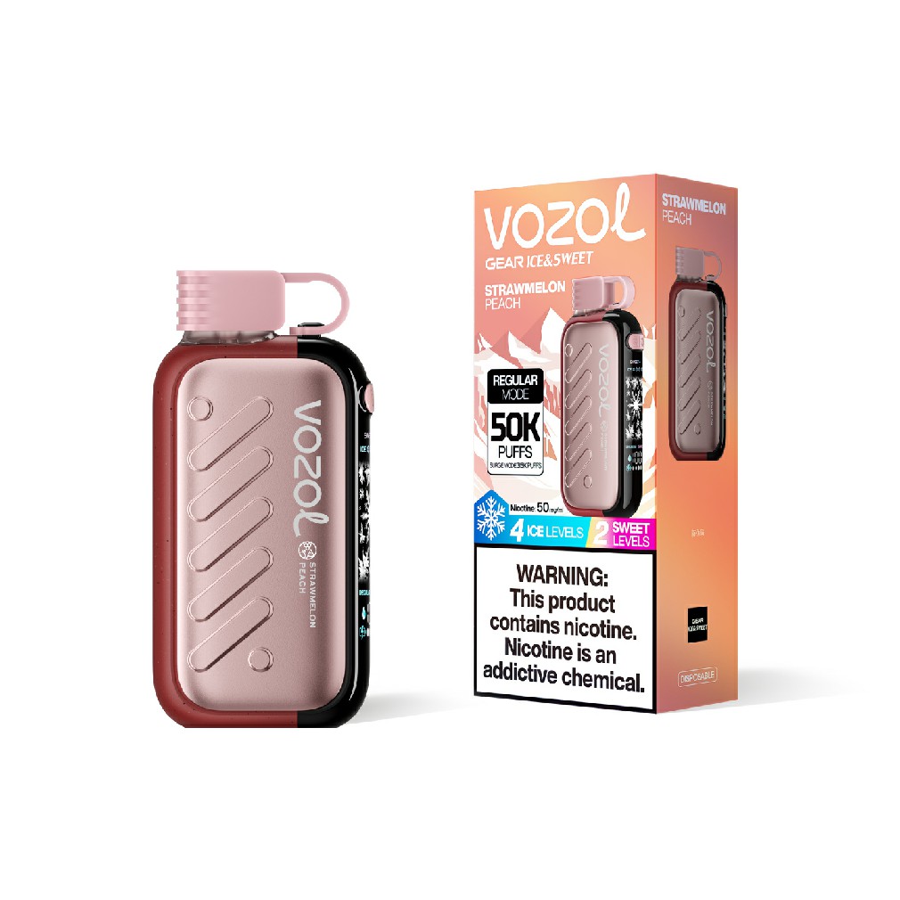 Strawmelon Peach Vozol Gear Ice& Sweet 50k