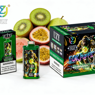UZY Crystal Star 60000 Puffs Kiwi Passion Fruit Guava
