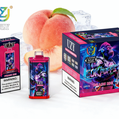 UZY Crystal Star 60000 Puffs Peach Ice