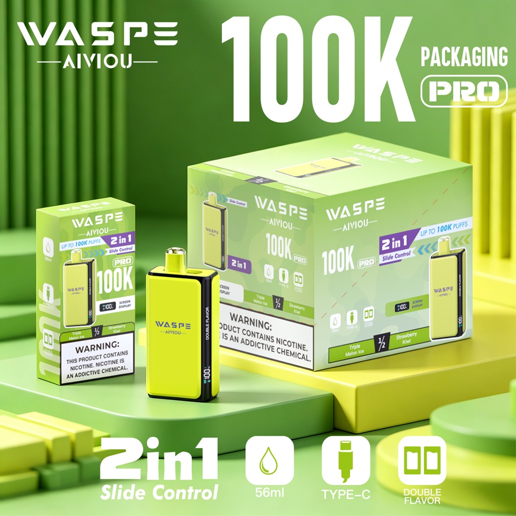 WASPE Double Flavor 100K Puffs Pro 8 WASPE Double Flavor 100K Puffs Pro 8